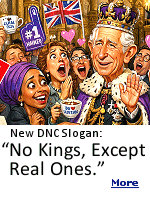 Democrats who spent the last week passionately defending their ''No Kings'' protests have now issued an important clarification that the movement does not apply to actual hereditary monarchs with crowns, castles, and charming British accents. According to DNC officials, the phrase ''No Kings'' was never intended to target real kings, but rather ''king-like figures,'' including Donald Trump, Elon Musk, Republican governors, Supreme Court justices, and anyone who refuses to clap during pride month.
